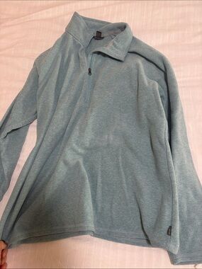 Women’s blue fleece cozy layer